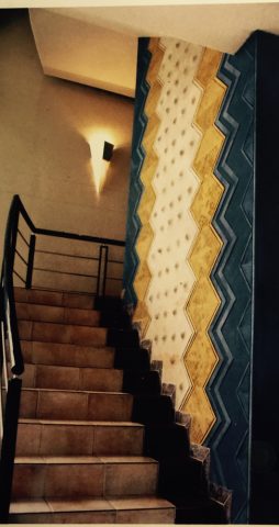 Yellow and Bleu Staircase