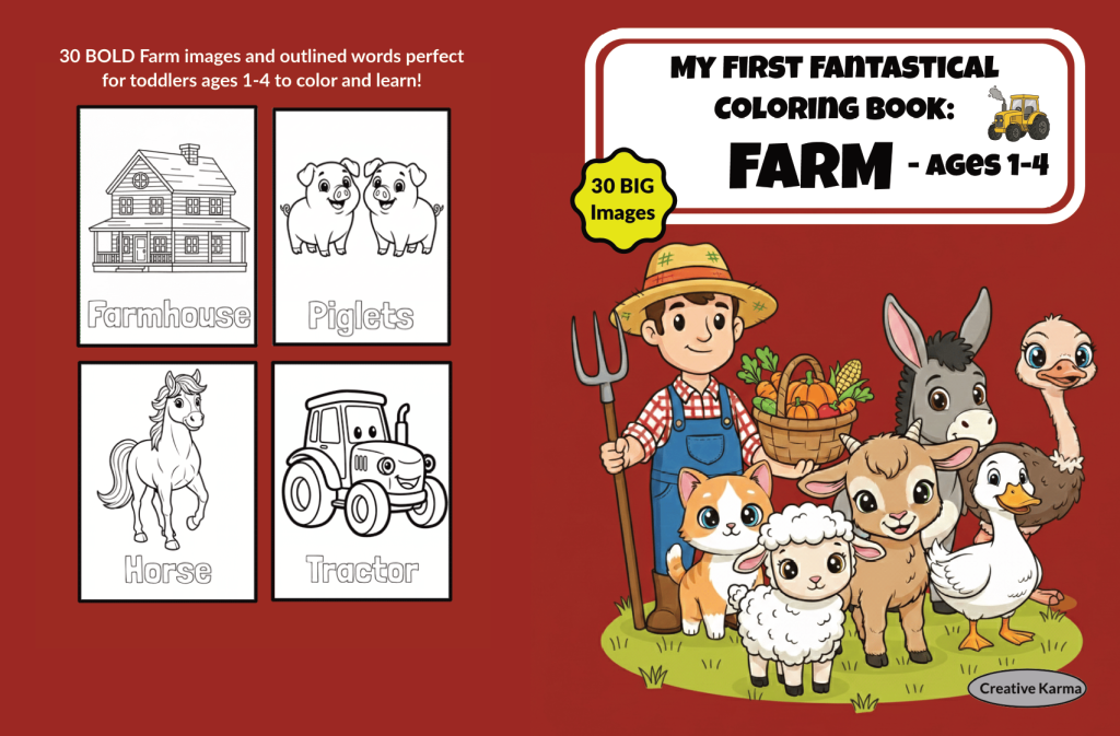 My First Fantastical Coloring Book: Farm - Ages 1-4